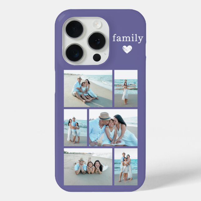 Coques Case-Mate iPhone Modern Family 6 Photo Violet (Verso)