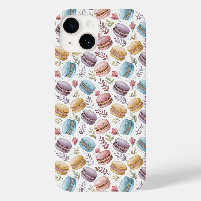 Coques Case-Mate iPhone Modern Fun Sweet Macaroons (Verso)