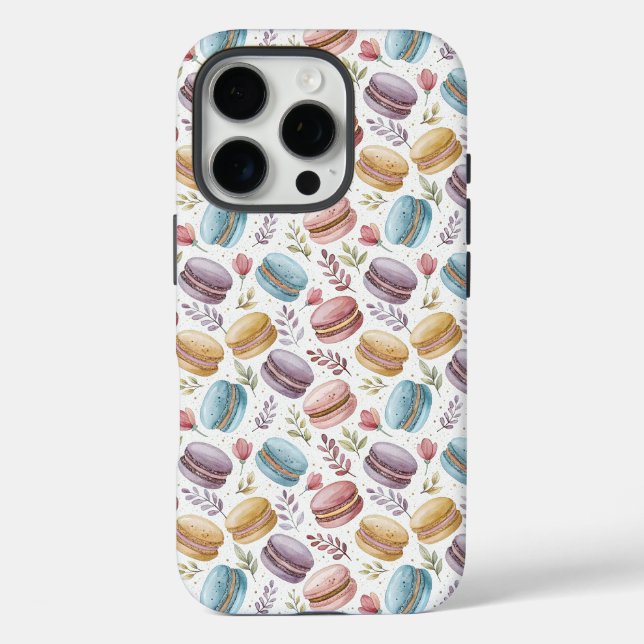 Coques Case-Mate iPhone Modern Fun Sweet Macaroons (Verso)