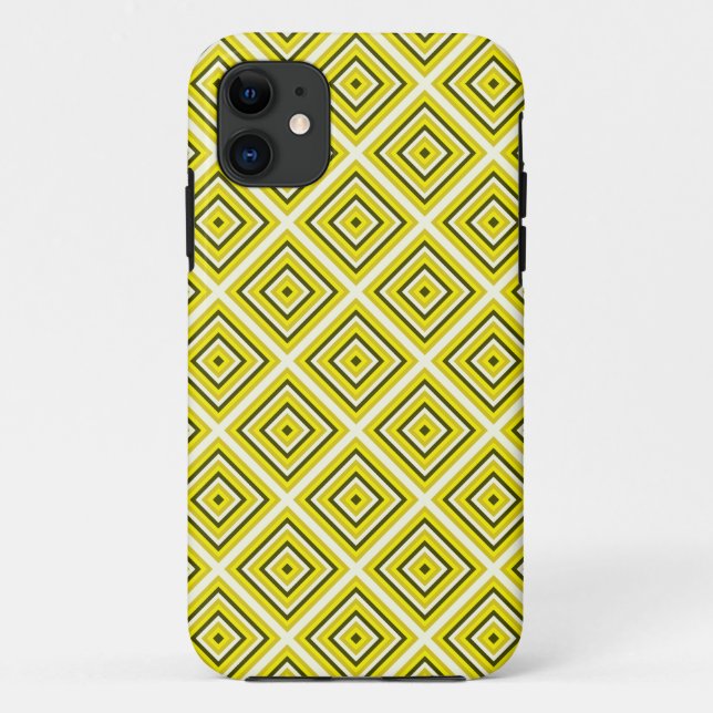 Coques Case-Mate iPhone Modern geometric pattern fabric (Dos)
