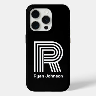 Coque Case-Mate iPhone Modern Monogram Noir