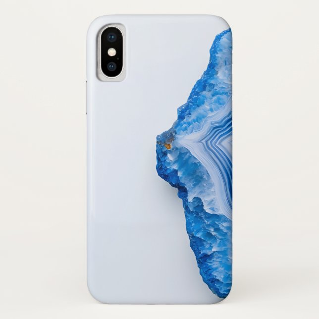 Coques Case-Mate iPhone Modern Stone Dusty Blue Marble (Dos)