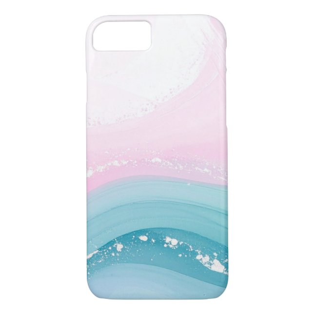 Coques Case-Mate iPhone Modern Stone Dusty Blue Marble (Dos)