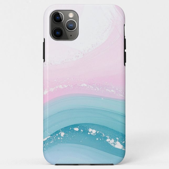 Coques Case-Mate iPhone Modern Stone Dusty Blue Marble (Dos)