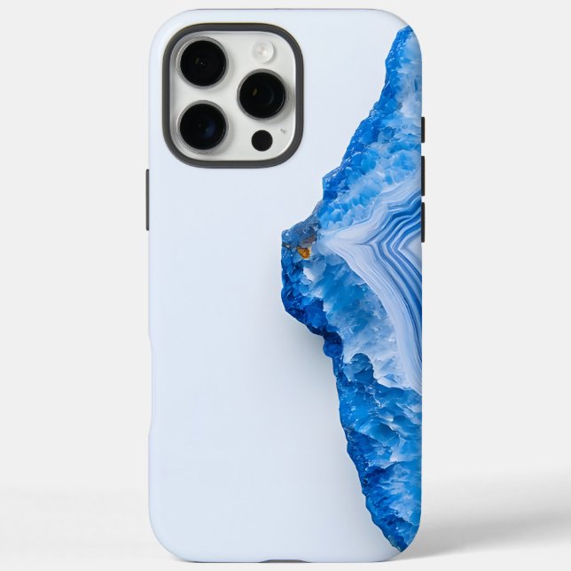 Coques Case-Mate iPhone Modern Stone Dusty Blue Marble (Verso)