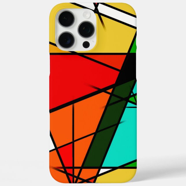 Coques Case-Mate iPhone Modern Triangle Colorful Geometric  (Verso)