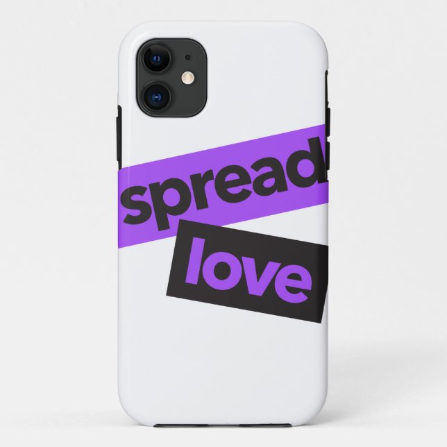 Coques Case-Mate iPhone Modern, urban, vibrant, trendy graphic Spread Love (Dos)