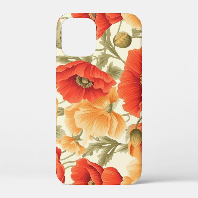 Coques Case-Mate iPhone Modern Watercolor Flowers (Verso)