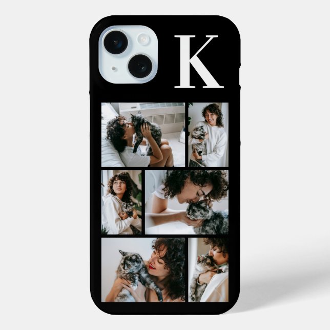 Coques Case-Mate iPhone Moderne 6 Photo Noir (Verso)