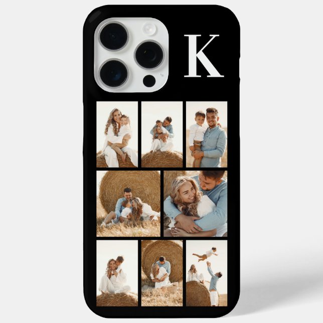 Coques Case-Mate iPhone Moderne 8 Noir Photo (Verso)