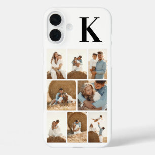 Coque Pour iPhone 16 Plus Moderne 8 Photo Blanc