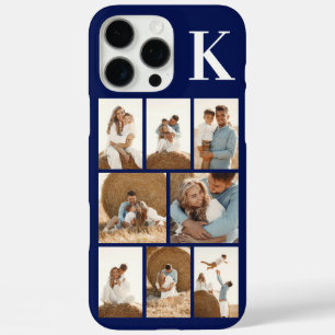 Coque iPhone 16 Pro Max Moderne 8 Photo Bleu Marine