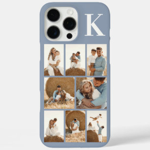 Coque iPhone 16 Pro Max Moderne 8 Photo Bleu Poussiéreux