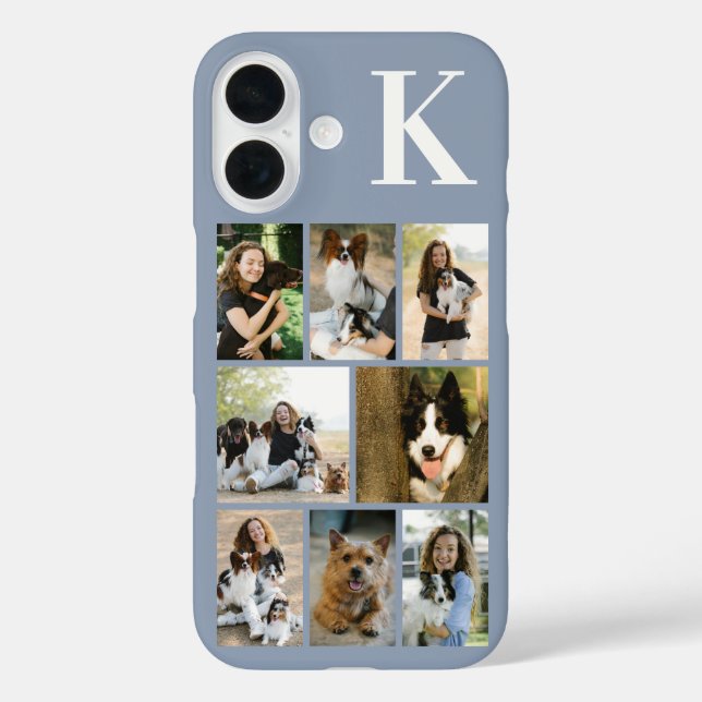 Coques Case-Mate iPhone Moderne 8 Photo Dusty Blue (Verso)