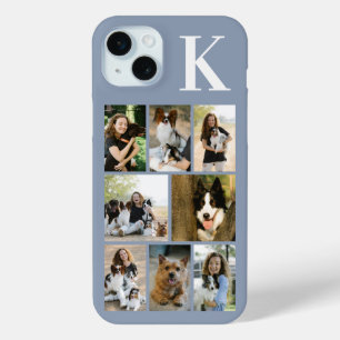 Coque Case-Mate iPhone Moderne 8 Photo Poussiéreux Bleu