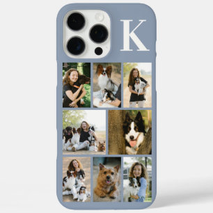 Coque iPhone 16 Pro Max Moderne 8 Photo Poussiéreux Bleu