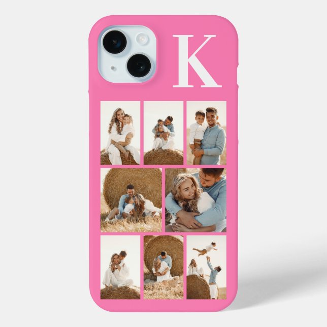 Coques Case-Mate iPhone Moderne 8 Photo Rose (Verso)