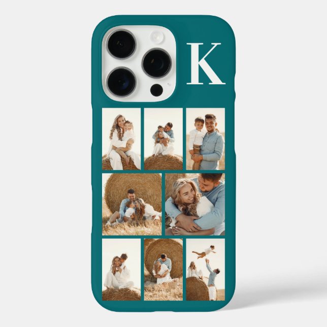 Coques Case-Mate iPhone Moderne 8 Photo Sarcelle (Verso)