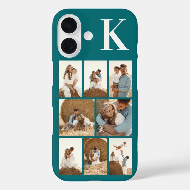 Coques Case-Mate iPhone Moderne 8 Photo Sarcelle (Verso)