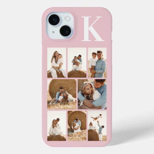 Coques Case-Mate iPhone Moderne 8 Rose Pâle Photo (Verso)