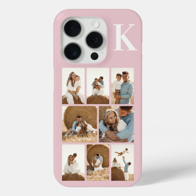Coques Case-Mate iPhone Moderne 8 Rose Pâle Photo (Verso)