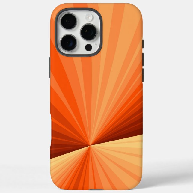 Coques Case-Mate iPhone Moderne Abstrait Orange Rouge Vanille Graphique Fr (Verso)