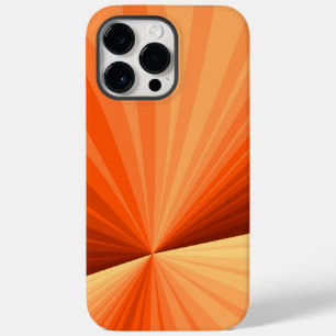 Coque Case-Mate iPhone Moderne Abstrait Orange Rouge Vanille Graphique Fr