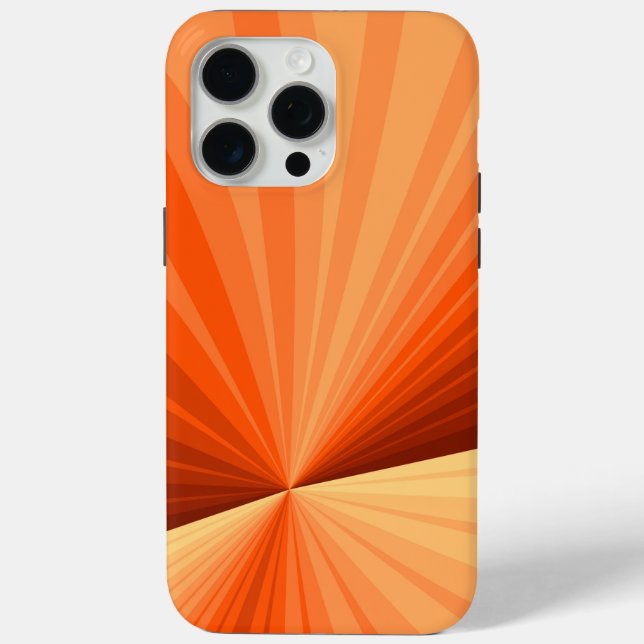 Coques Case-Mate iPhone Moderne Abstrait Orange Rouge Vanille Graphique Fr (Verso)