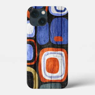 Case-Mate iPhone Case Moderne Abstrait Pastel Wood Look Coque-Mate iPhon