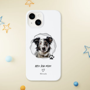 Coque Case-Mate iPhone Moderne Best Dog Mom One Photo