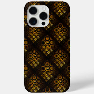Coque Case-Mate iPhone Moderne Bohème Élégant Motif d'Art Abstrait Doré #