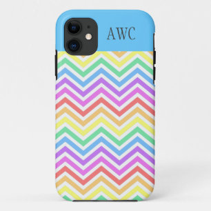 Coque Case-Mate Pour iPhone Moderne, branché, cool chevron arc-en-ciel