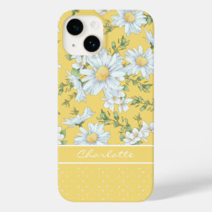 Coque Case-Mate iPhone Moderne Chic Fleurie à Points Personnalisé
