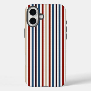Coque Pour iPhone 16 Plus Moderne Chic Rayé