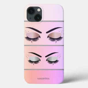 Case-Mate iPhone Case Moderne chic rayé, cils frais