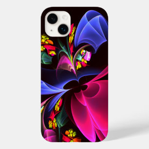 Coque Case-Mate iPhone Moderne coloré Floral Abstrait Art Motif #06