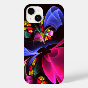 Coque Case-Mate iPhone Moderne coloré Floral Abstrait Art Motif #06