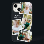 Coque Case-Mate iPhone Moderne design multi photo famille électronique<br><div class="desc">Conception moderne et design multi-photo famille de téléphone électronique. Idéal anniversaire,  Noël,  jour de la mère ou conception de Fêtes des pères. Les couleurs peuvent être changées.</div>
