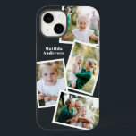 Coque Case-Mate iPhone Moderne design multi photo famille électronique<br><div class="desc">Conception moderne et design multi-photo famille de téléphone électronique. Idéal anniversaire,  Noël,  jour de la mère ou conception de Fêtes des pères. Les couleurs peuvent être changées.</div>