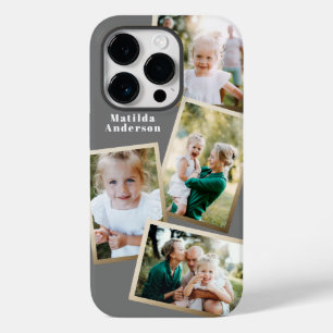 Coque Case-Mate iPhone Moderne design or multi photo famille électronique