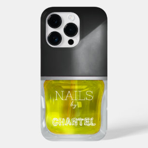 Coque Case-Mate iPhone Moderne design tendance néon jaune vernis à ongles