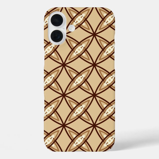 Coques Case-Mate iPhone Moderne du milieu du siècle imprimé atomique - Cam (Verso)