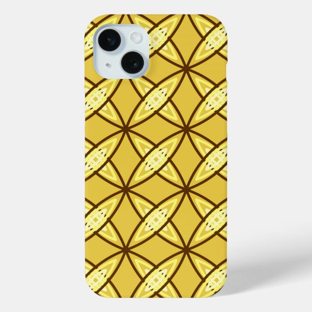 Coques Case-Mate iPhone Moderne du milieu du siècle imprimé atomique - Mou (Verso)