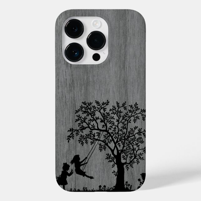 Coques Case-Mate iPhone Moderne élégant bois personnalisé - bois (Verso)