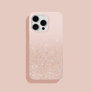 Case-Mate iPhone Case Moderne Elegant Chic Ombre Rose Parties scintillan