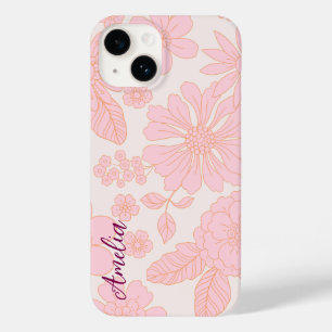 Coque Case-Mate iPhone Moderne Élégant Ligne Rétro Monogramme