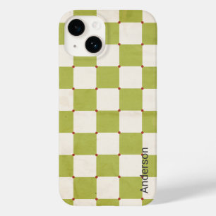 Coque Case-Mate iPhone Moderne Élégant Monogramme Ligne Rétro