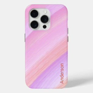 Coque Case-Mate iPhone Moderne Élégant Monogramme Ligne Rétro