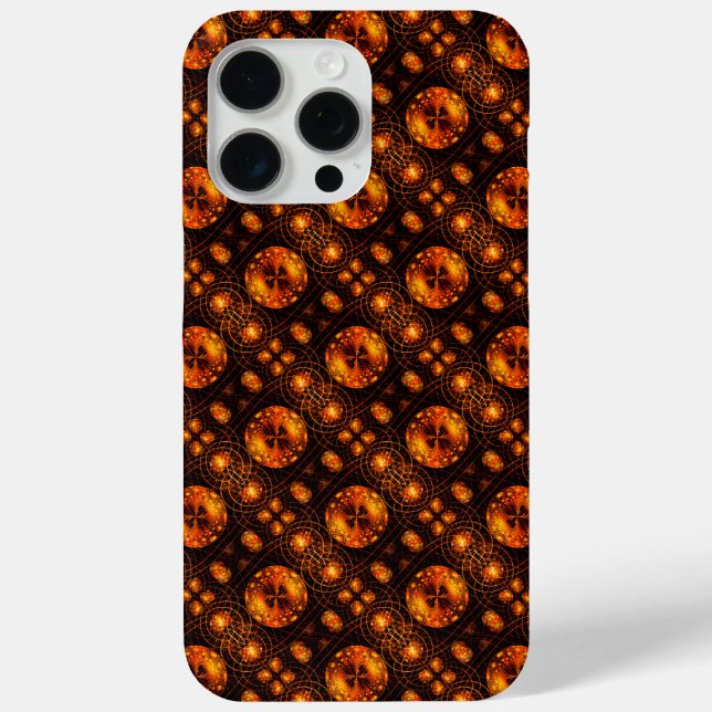Coques Case-Mate iPhone Moderne élégante bohème dorée Motif d'art abstrait (Verso)