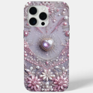 Coque Case-Mate iPhone Moderne élégantes jolies perles violettes Saint-Va